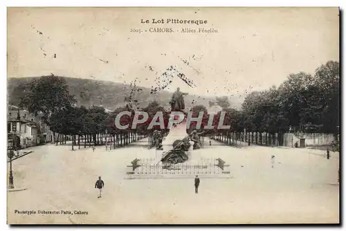 Cartes postales Cahors Allees Fenelon