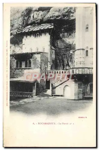 Cartes postales Rocamadour Le Parvis