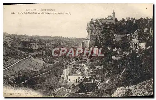Cartes postales Rocamadour Vu de l&#39Hospitalet