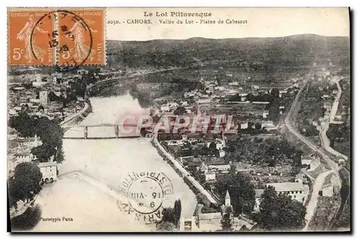 Cartes postales Cahors Vallee du Lot Plaine de Cahessut