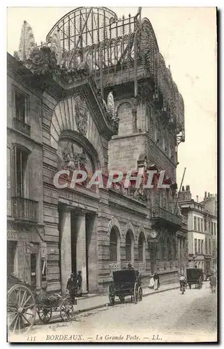 Cartes postales Bordeaux La Grande Poste