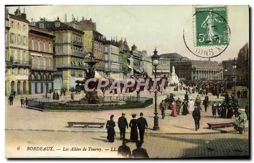 Cartes postales Bordeaux Les Allees de Tourny