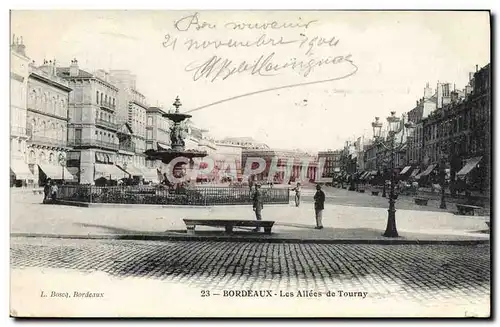 Cartes postales Bordeaux Les Allees de Tourny