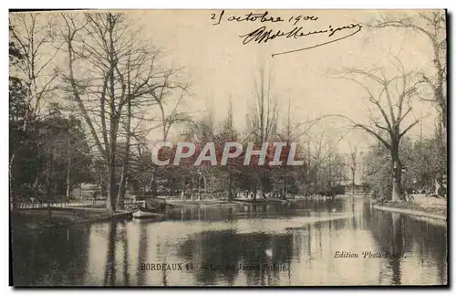 Cartes postales Bordeaux Lac du jardin public