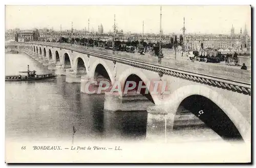 Cartes postales Bordeaux Le Pont de Pierre