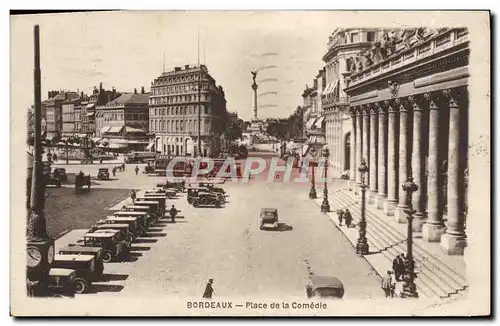 Cartes postales Bordeaux Place de la Comedie