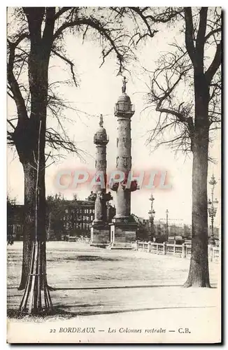 Cartes postales Bordeaux Les Colonnes Rostrales