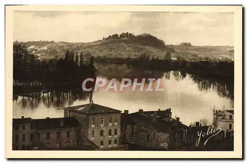 Cartes postales Libourne Le Tertre de Fronsac et le confluent de l'Isle et de la Dordogne