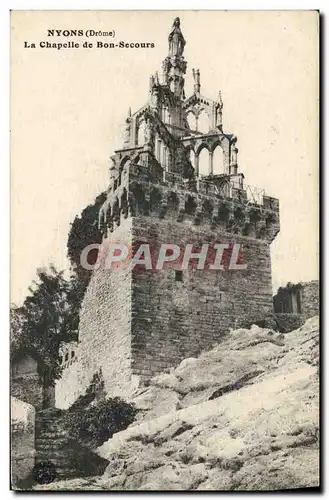 Cartes postales Nyons La Chapelle de Bon Secours