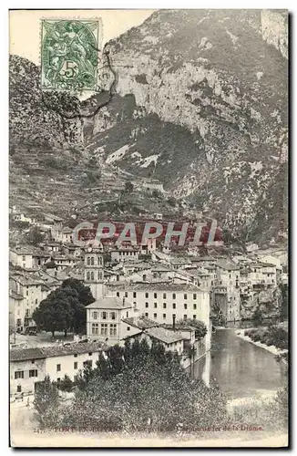 Cartes postales Pont en Royans Vue prise du chemin de fer de la Drome