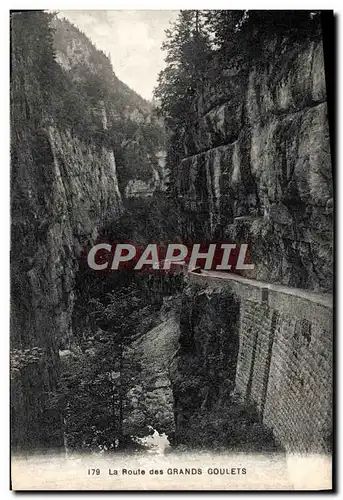 Cartes postales Route des Grands Goulets