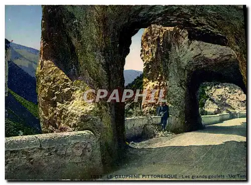 Cartes postales Route des Grands Goulets Un tunnel