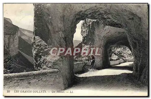 Ansichtskarte AK Route des Grands Goulets Un tunnel