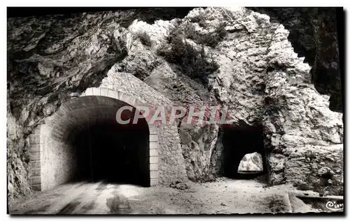 Cartes postales moderne Route de Combe Laval Col de la machine Le nouveau tunnel et l&#39ancien tunnel des moines