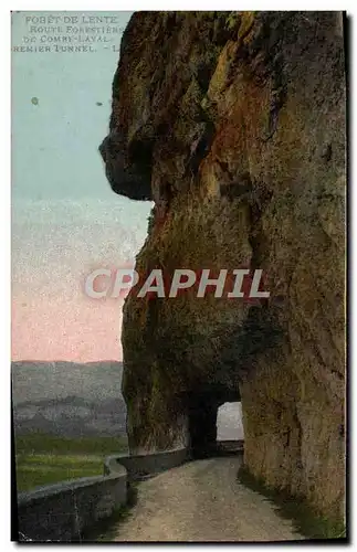 Cartes postales Foret De Lente Route forestiere de Combe Laval Premier tunnel