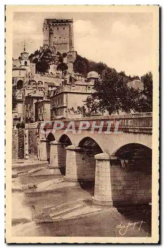 Ansichtskarte AK Crest Le Pont sur la Drome et la Tour