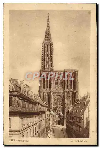 Cartes postales Strasbourg La Cathedrale