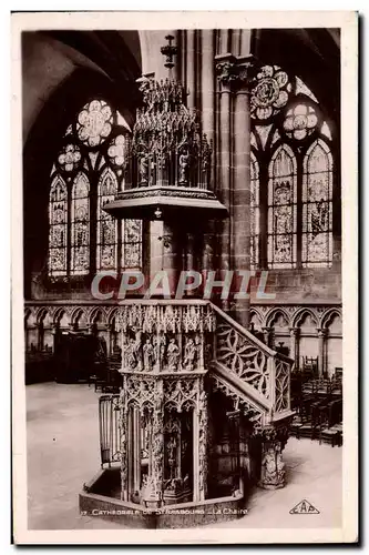 Ansichtskarte AK Strasbourg La Cathedrale La chaire