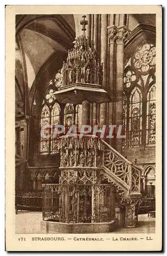 Cartes postales Strasbourg La Cathedrale La chaire