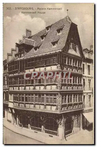 Cartes postales Straseburg Maison Kammerzell