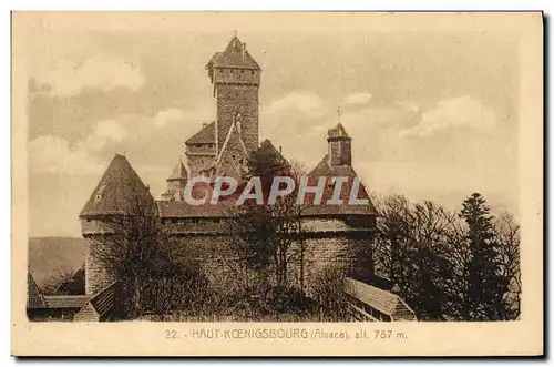 Cartes postales Haut Koenigsbourg