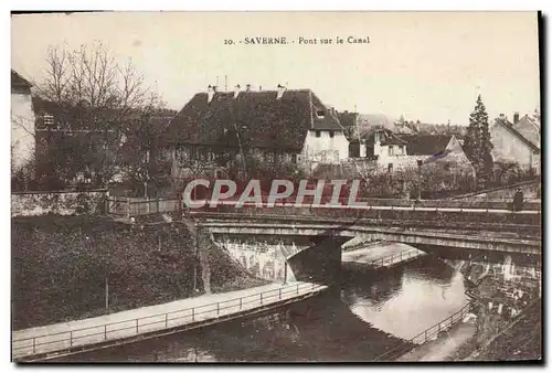 Cartes postales Saverne Pont Sur le Canal