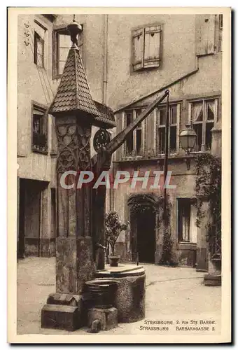 Cartes postales Strasbourg Rue Ste Barbe