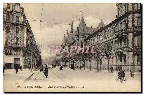 Ansichtskarte AK Strasbourg Avenue de la Marseillaise