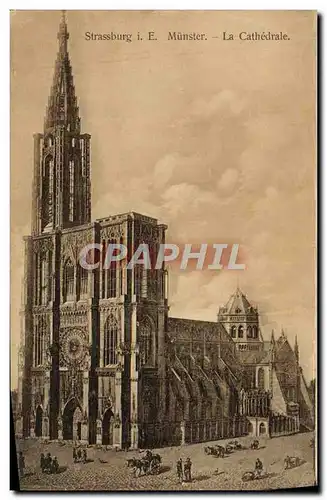 Cartes postales Strasbourg La Cathedrale