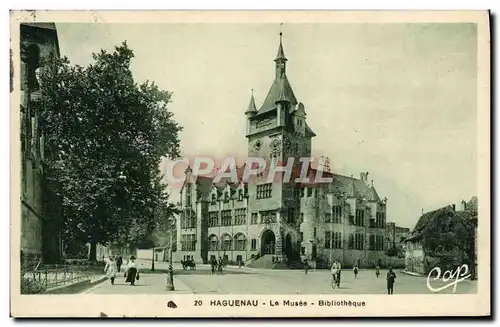 Ansichtskarte AK Haguenau Le Musee Bibliotheque