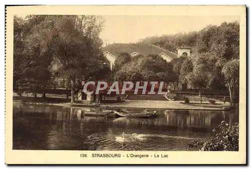 Cartes postales Strasbourg L'Orangerie Le Lac