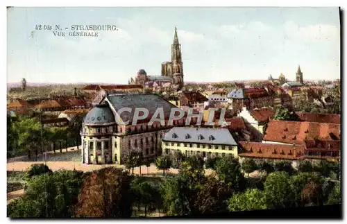 Cartes postales Strasbourg Vue Generale