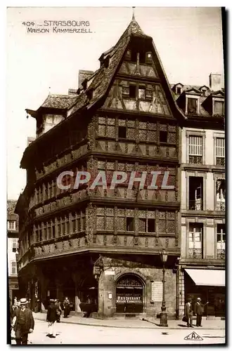 Cartes postales moderne Strasbourg Maison Kammerzell