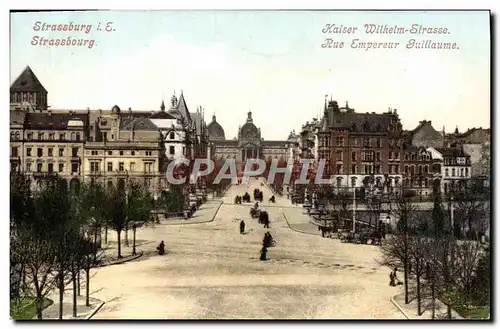 Cartes postales Strasbourg Kaiser Withelm Strasse