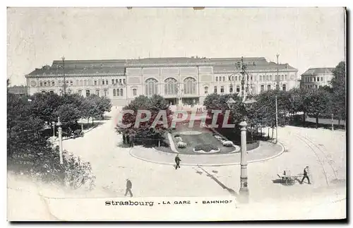 Cartes postales Strasbourg La Gare