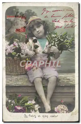 Cartes postales Fantaisie Enfant