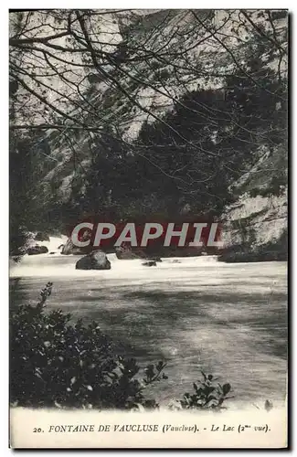 Ansichtskarte AK Fontaine De Vaucluse Le lac