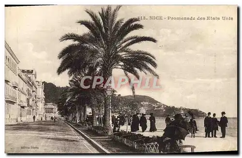 Cartes postales Nice Promenade des Etats Unis