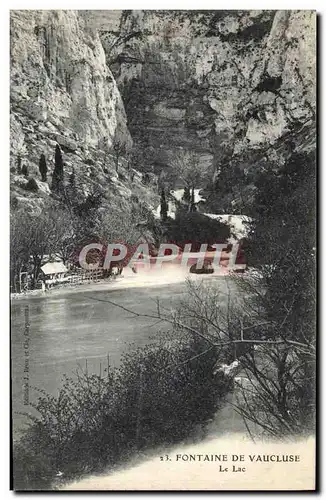 Cartes postales Fontaine de Vaucluse Le Lac