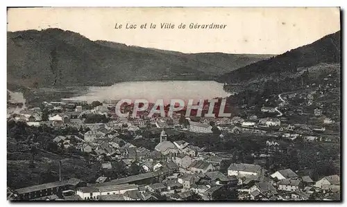 Cartes postales Le Lac et la Ville de Gerardmer