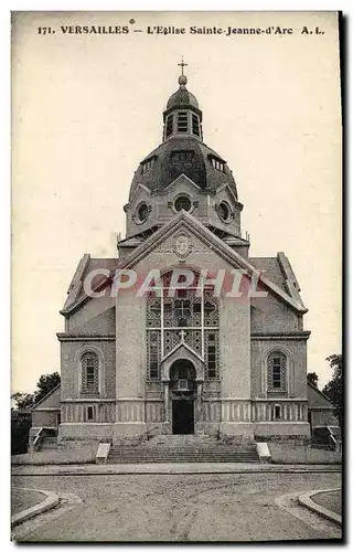 Ansichtskarte AK Versailles L&#39Eglise Sainte Jeanne d&#39Arc