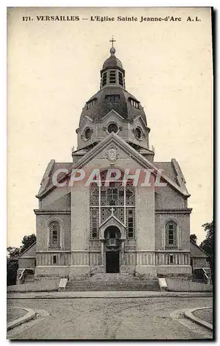 Ansichtskarte AK Versailles L&#39Eglise Sainte Jeanne d&#39Arc