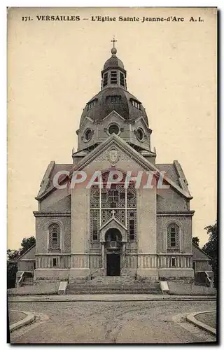 Ansichtskarte AK Versailles L&#39Eglise Sainte Jeanne d&#39Arc