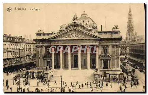 Cartes postales Bruxelles La Bourse