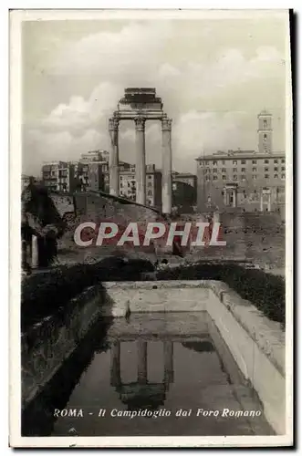 Cartes postales Roma il Campidoglio dai Foro Romano