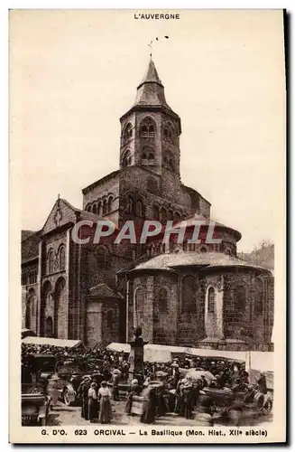 Cartes postales Orcival La Basilique Marche