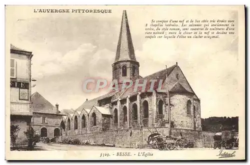 Cartes postales Besse L&#39eglise