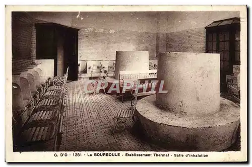 Cartes postales La Bourboule Etablissement Thermal Salle d&#39inhalation