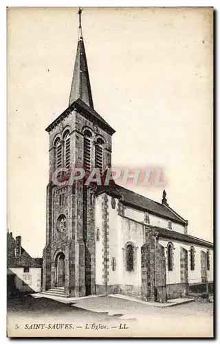 Cartes postales Saint Sauves L&#39Eglise