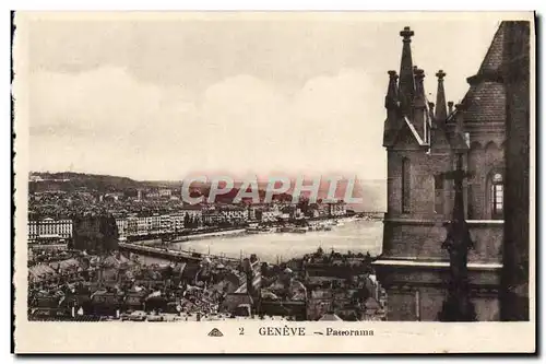 Cartes postales Geneve Panorama